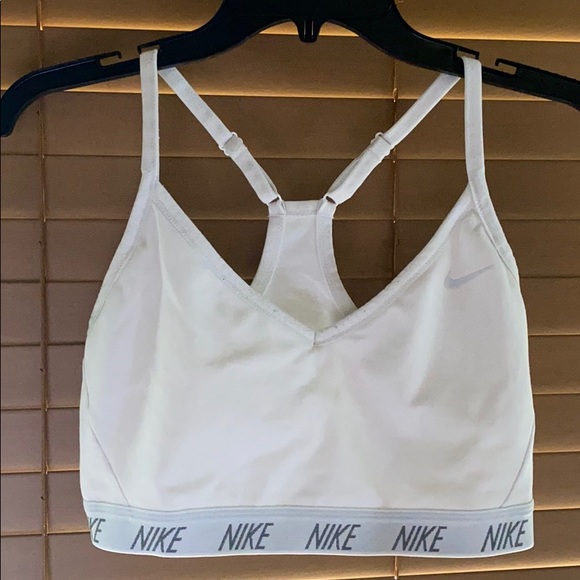 Nike Other - White Nike Sports Bra Size Large